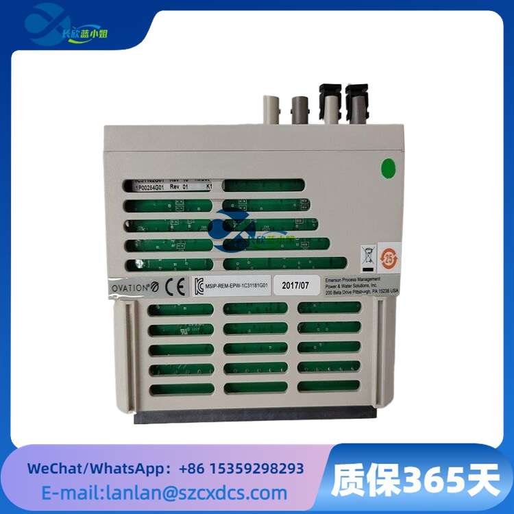 EMERSON 1C31189G03 應(yīng)用Ovation系列輸入/輸出模塊
