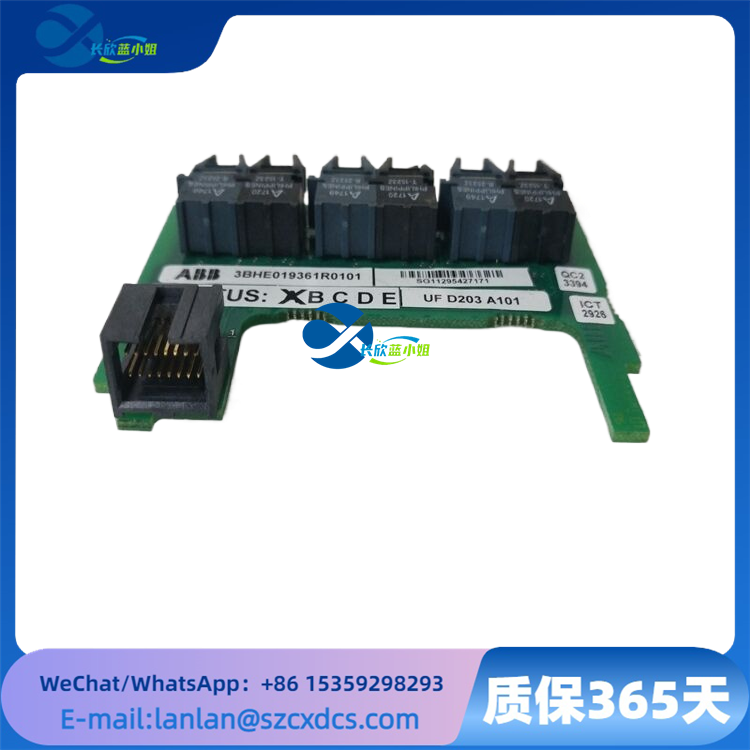 3BHE019361R0101 UFD203A101 用于工控系統(tǒng)中的信號(hào)處理與電力分配