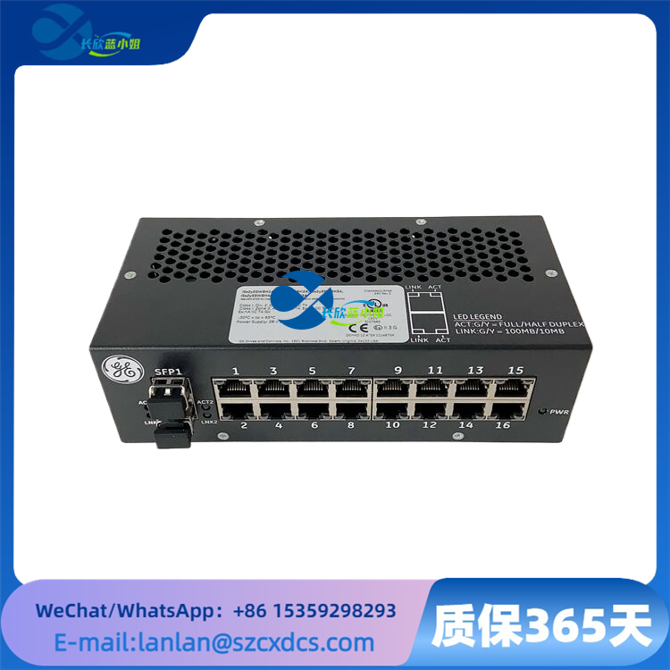GE IS420ESWBH2A Mark VIeS安全控制系統(tǒng)工業(yè)以太網(wǎng)交換機