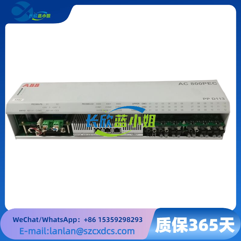 ABB 3BHE023784R1023 PPD113 B01-10-150000 中央控制系統(tǒng)模塊 